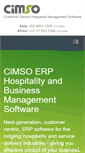 Mobile Screenshot of cimso.com
